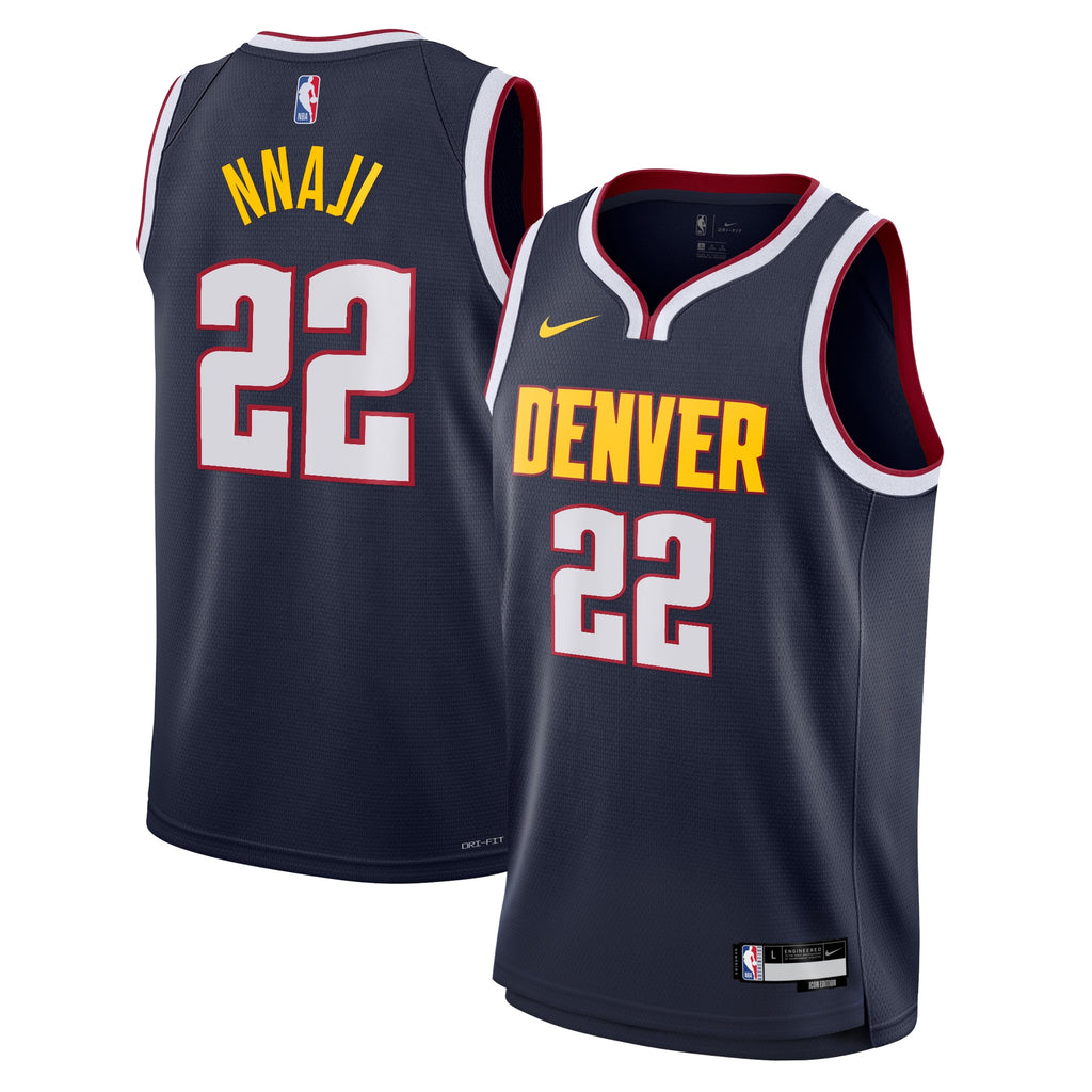 Zeke Nnaji Denver Nuggets Swingman Icon Jersey - Navy - Youth