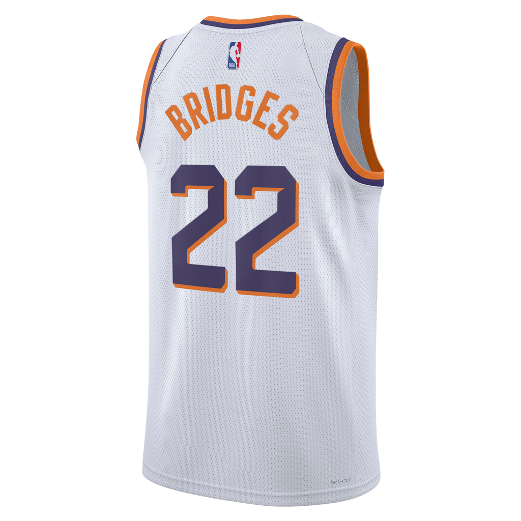 Miles Bridges Phoenix Suns Association Edition Swingman Jersey - White - Unisex