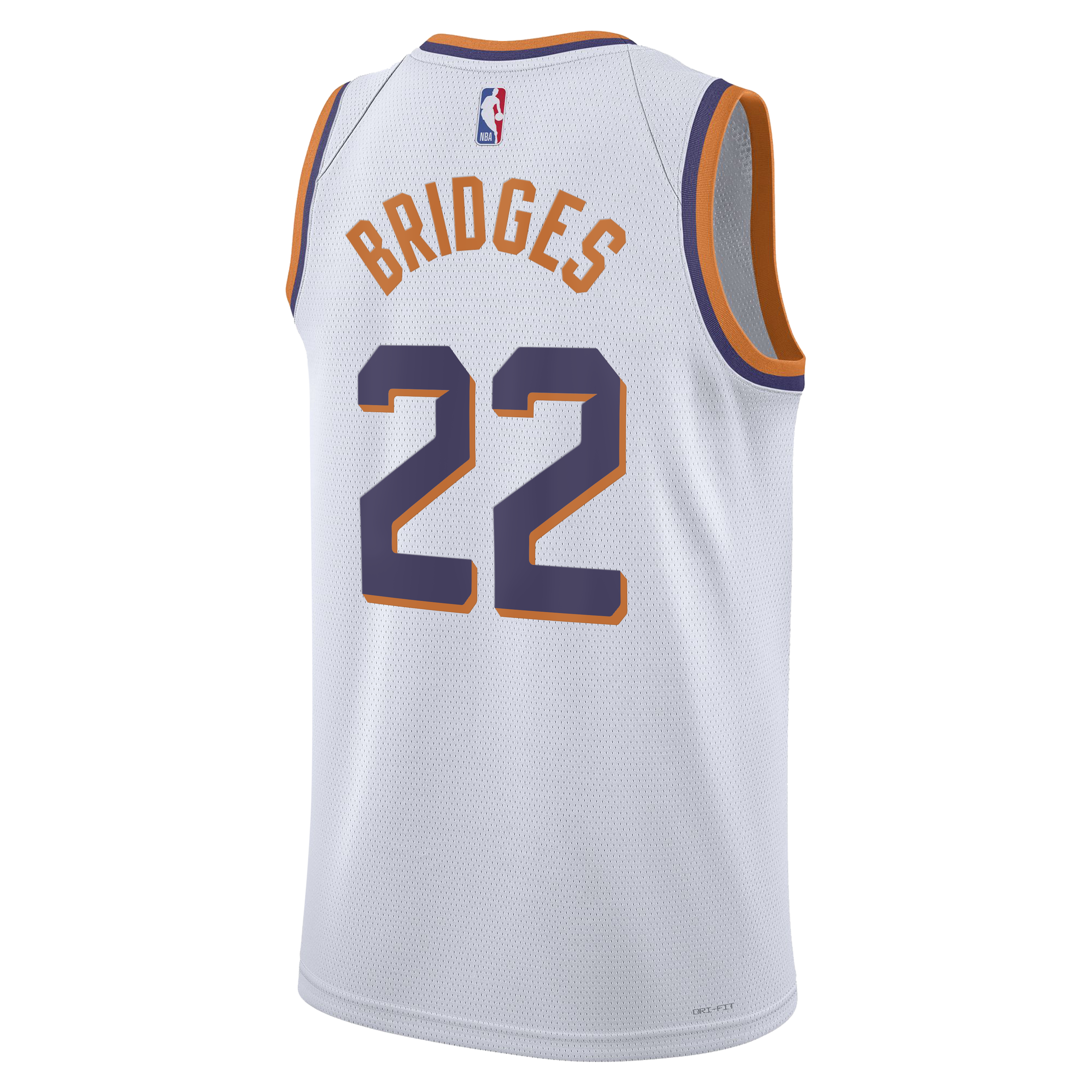 Miles Bridges Phoenix Suns Association Edition Swingman Jersey - White - Unisex