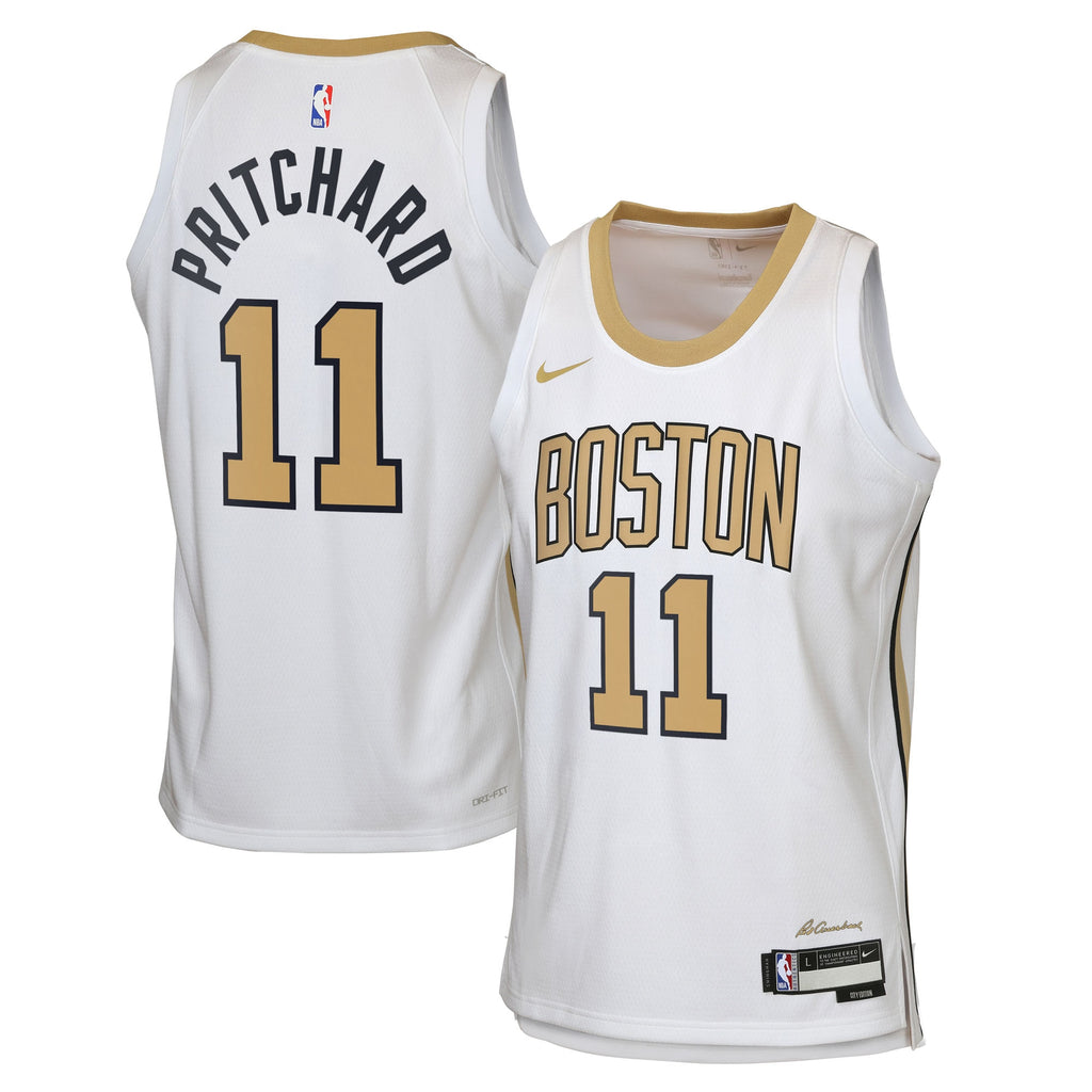 Payton Pritchard Boston Celtics 2025/26 City Edition Swingman Jersey - White - Youth