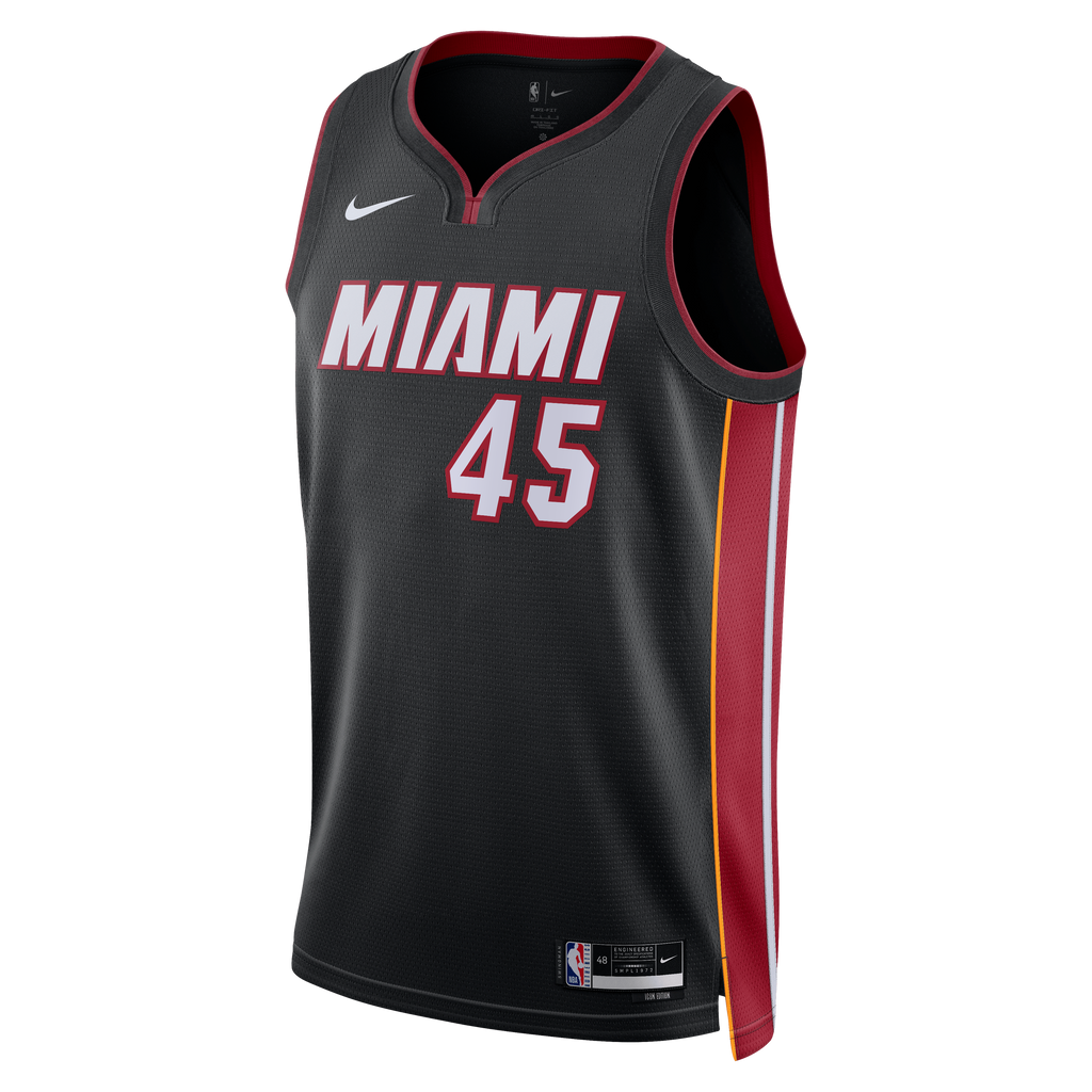 Davion Mitchell Miami Heat Icon Edition Swingman Jersey - Black - Unisex