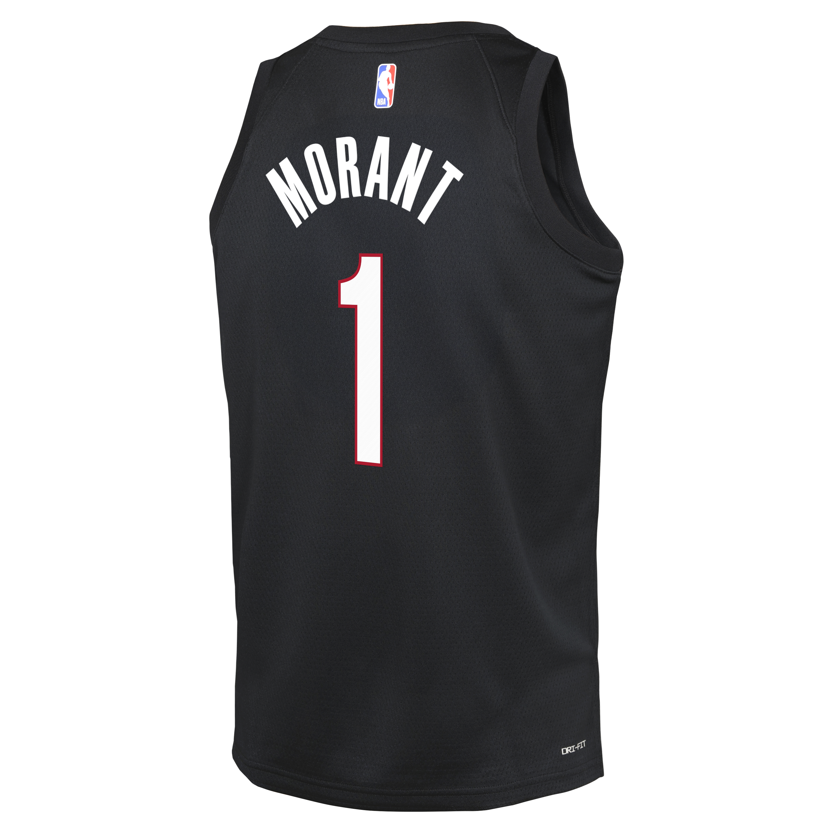 Ja Morant Portland Trail Blazers Icon Edition Replica Swingman Jersey - Black - Youth