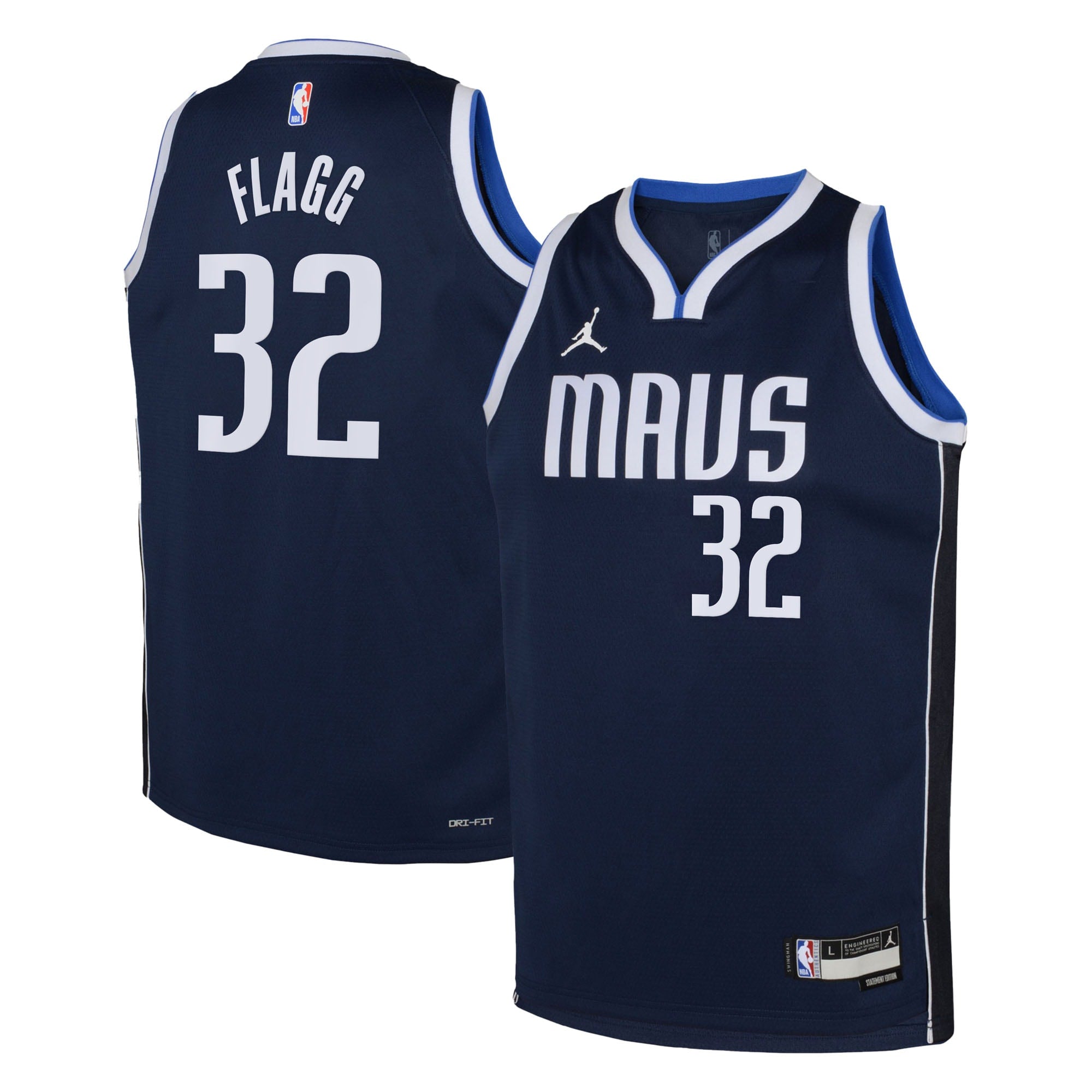Cooper Flagg Dallas Mavericks 2025 Statement Edition Swingman Jersey - Navy - Youth