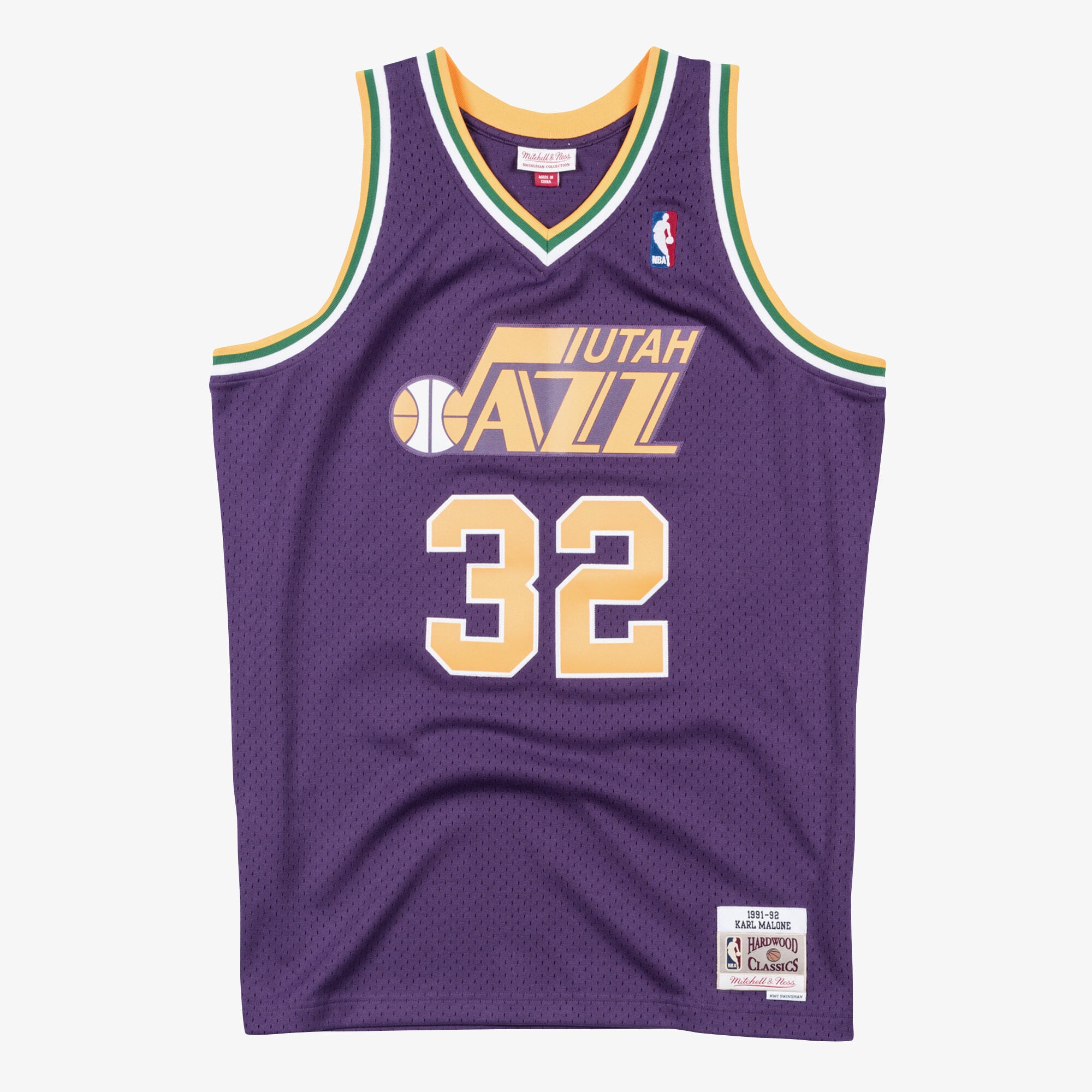 Karl Malone Utah Jazz 1991-92 Swingman Jersey