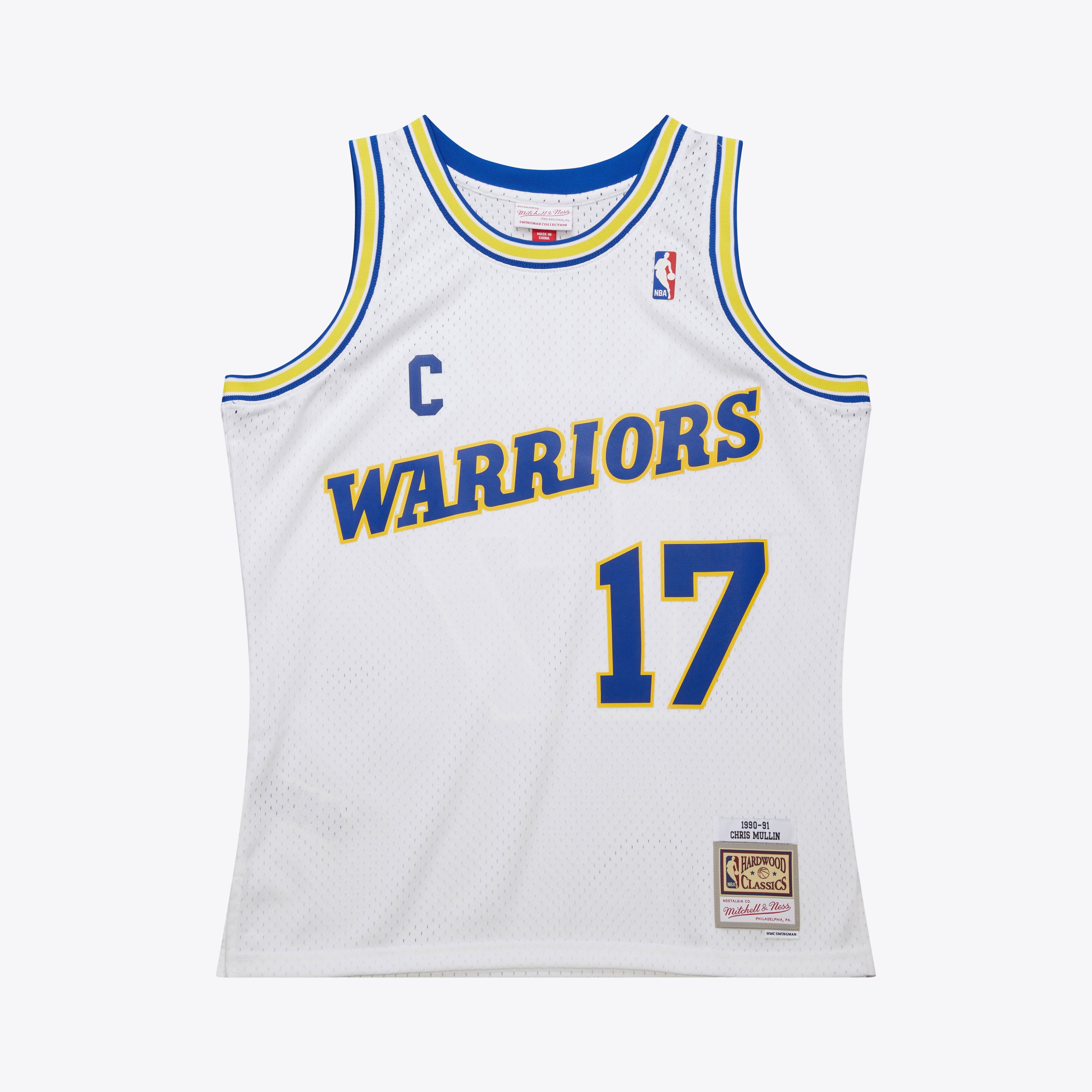 Chris Mullin Golden State Warriors 1990 Swingman Jersey