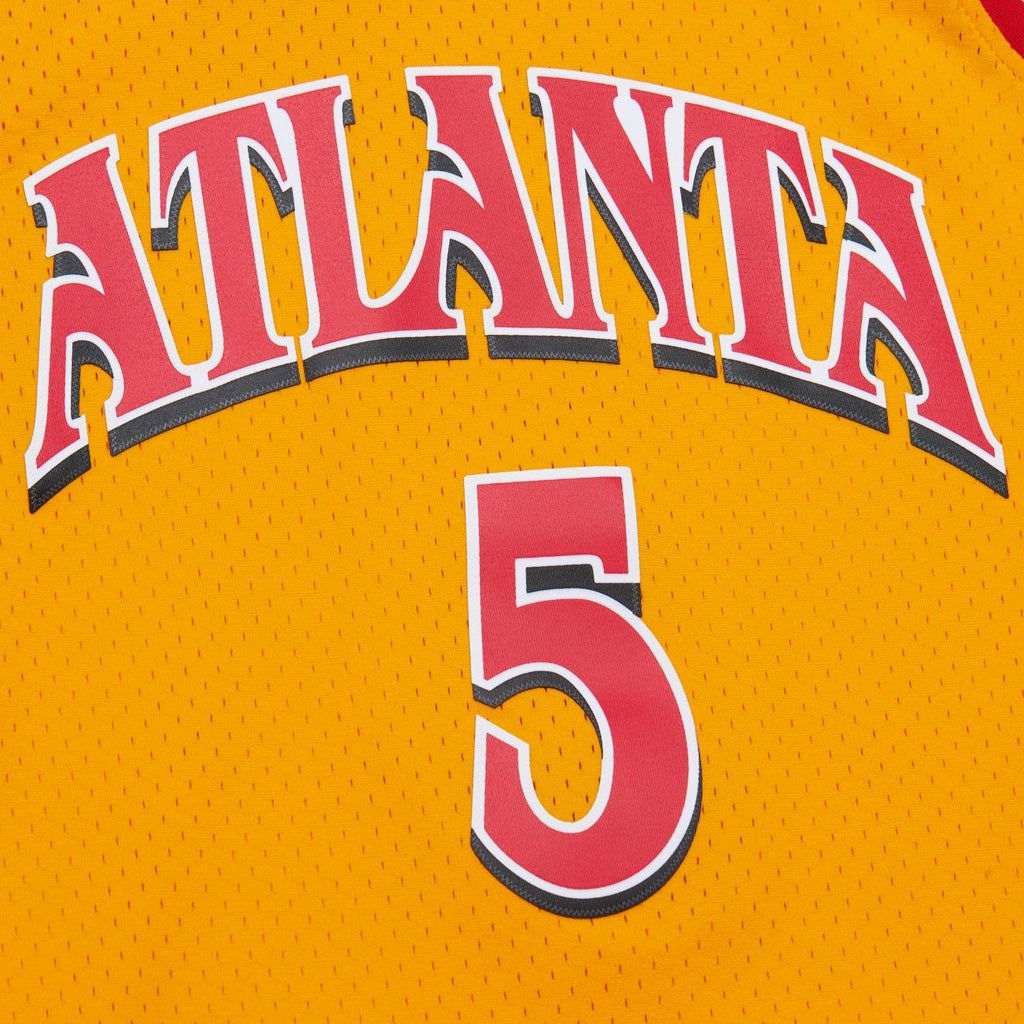 Josh Smith Atlanta Hawks 2004 Authentic Alternate Jersey - Yellow