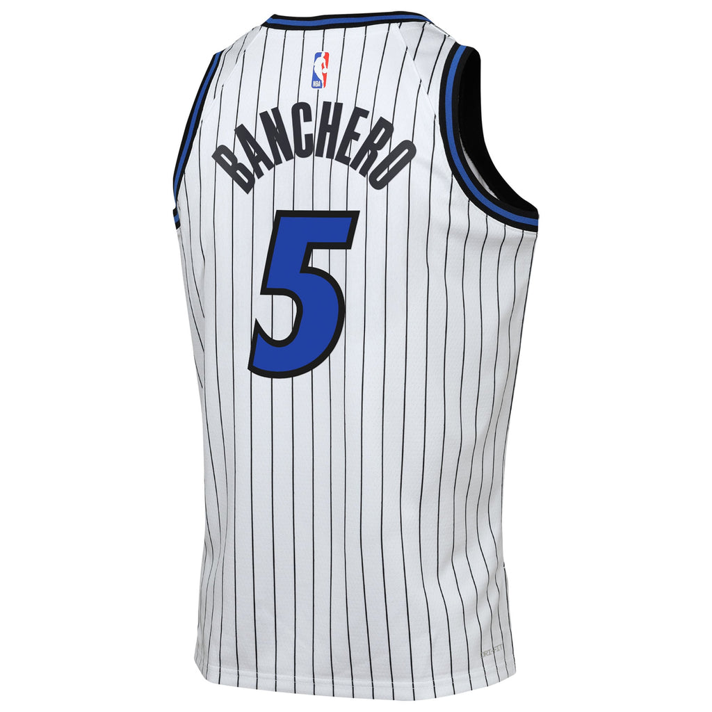 Paolo Banchero Orlando Magic Association Edition Replica Swingman Jersey - White - Youth