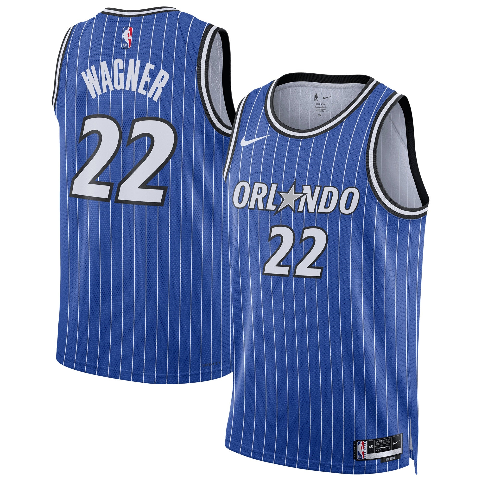 Moritz Wagner Orlando Magic Replica Swingman Icon Jersey - Unisex