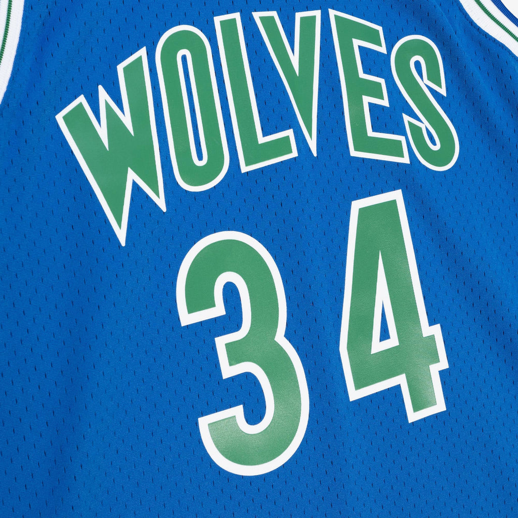 Isaiah Rider Jr Minnesota Timberwolves 1993 Dark Authentic Jersey - Midnight Blue