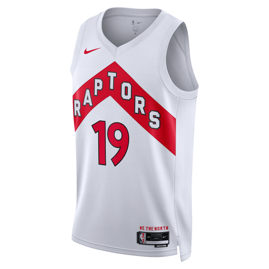 Jakob Poeltl Toronto Raptors Association Edition Swingman Jersey - White - Unisex
