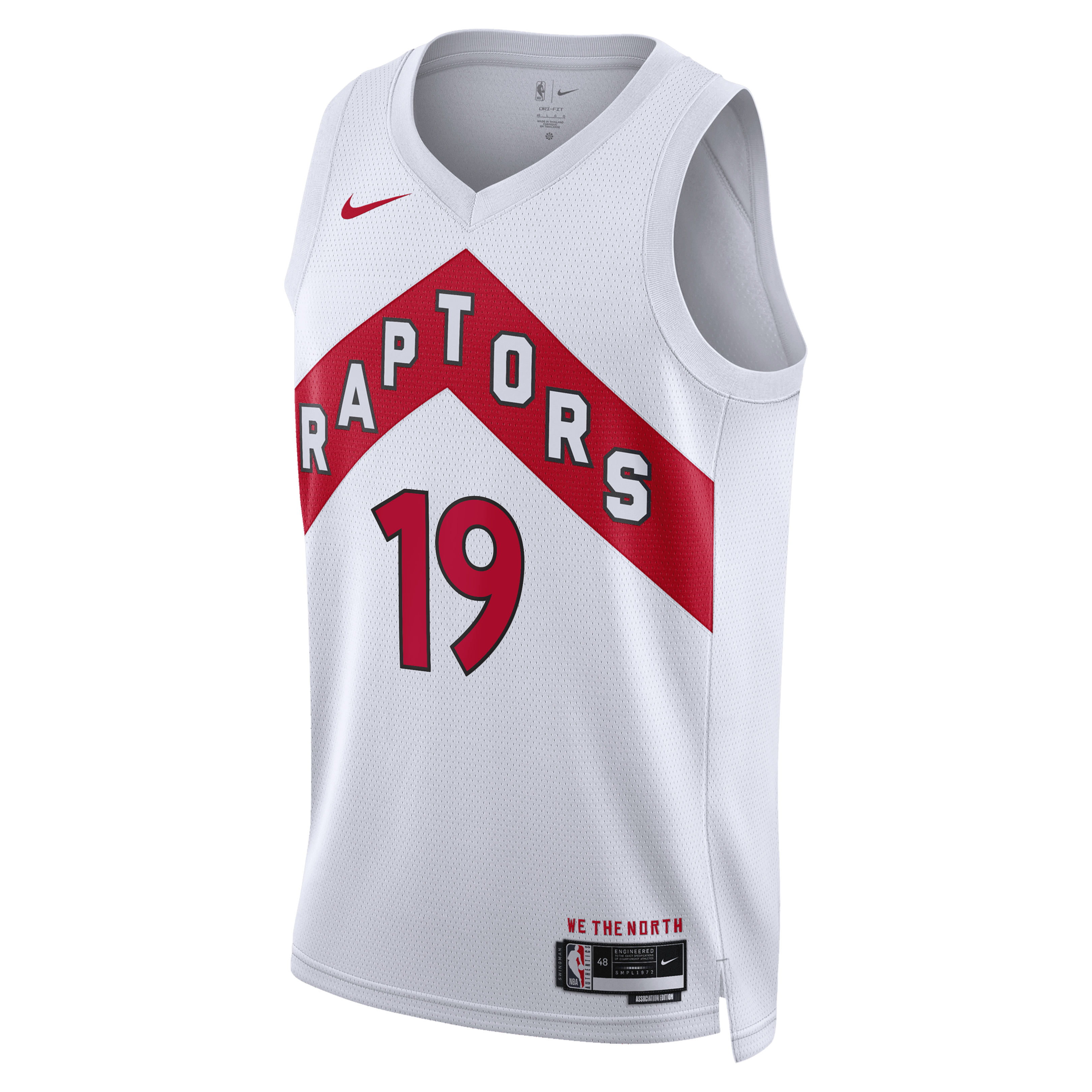 Jakob Poeltl Toronto Raptors Association Edition Swingman Jersey - White - Unisex