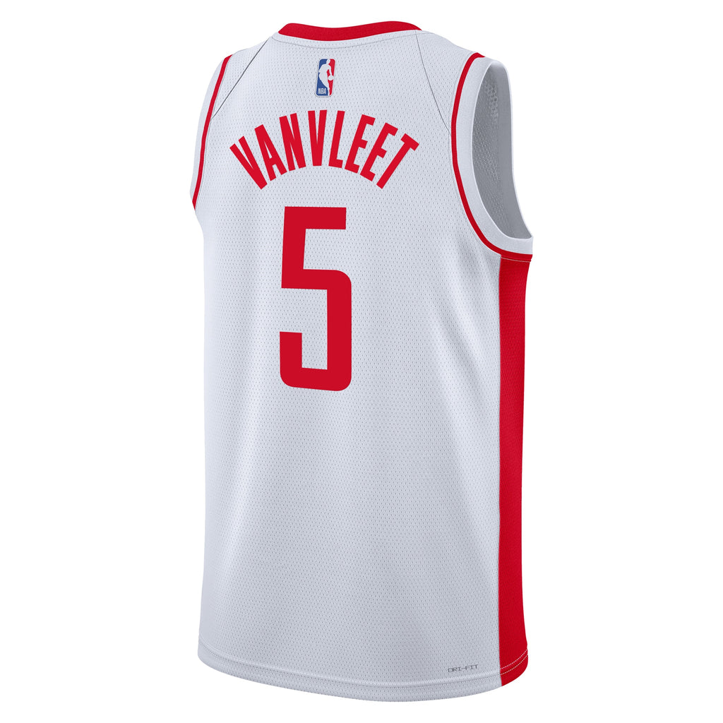 Fred VanVleet Houston Rockets Association Edition Swingman Jersey - White - Unisex