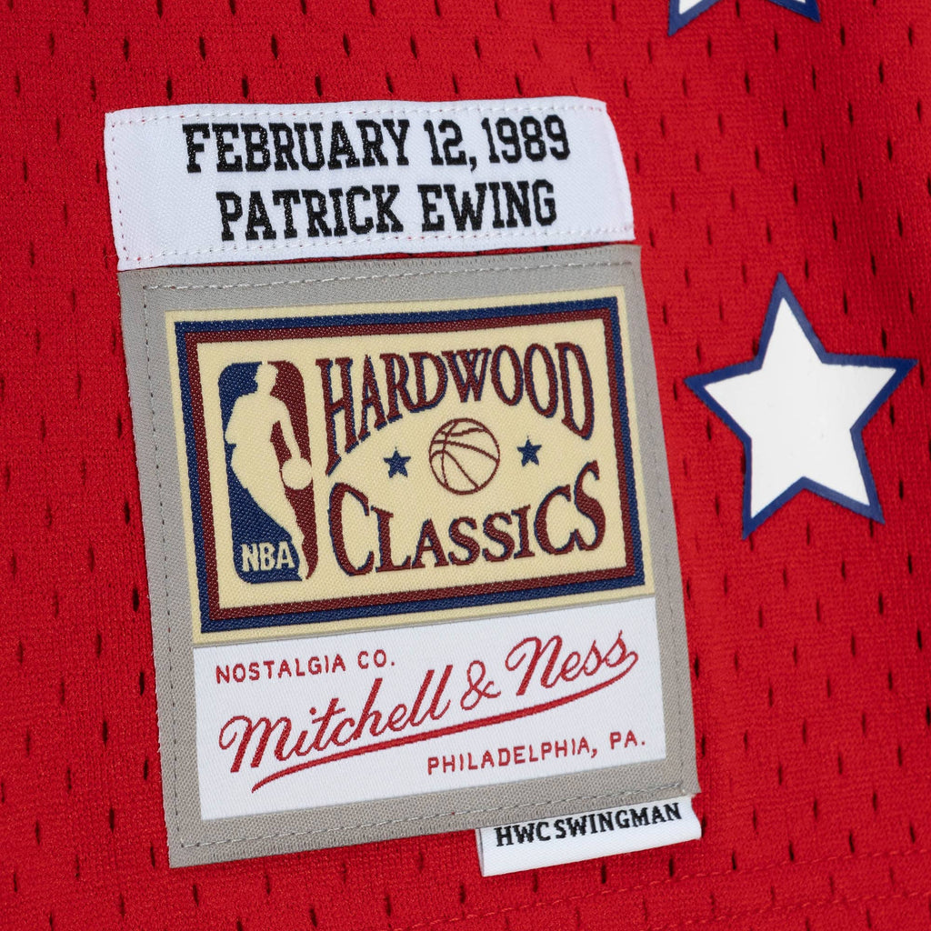 Patrick Ewing New York Knicks 1989 All-Star Authentic Swingman Jersey - Scarlet