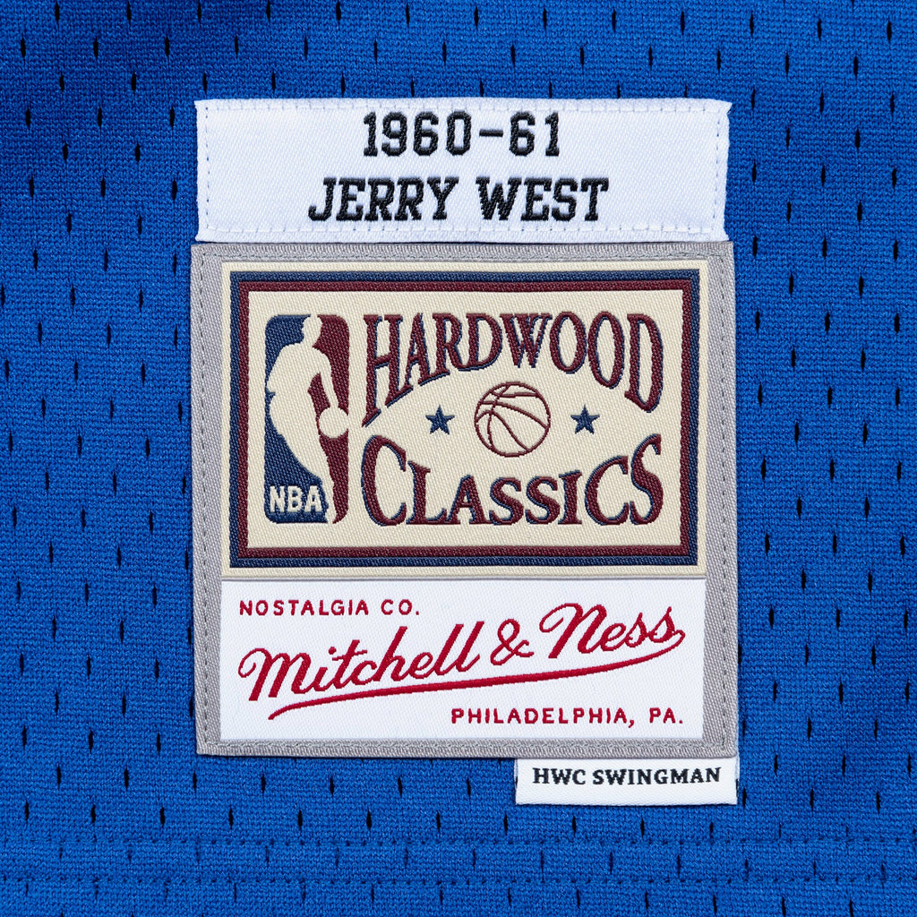 Jerry West Los Angeles Lakers 1960-61 Swingman Road Jersey