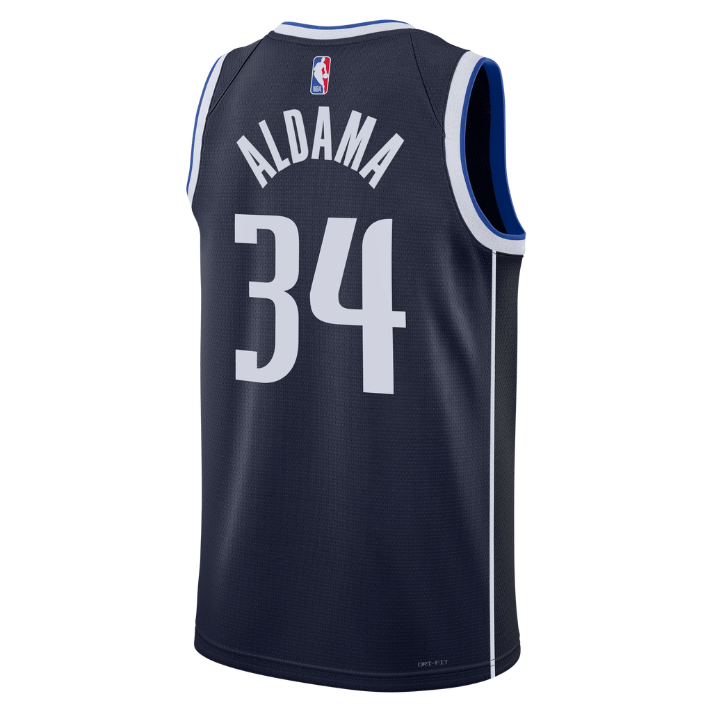 Santi Aldama Dallas Mavericks Statement Edition Swingman Jersey - Navy - Unisex