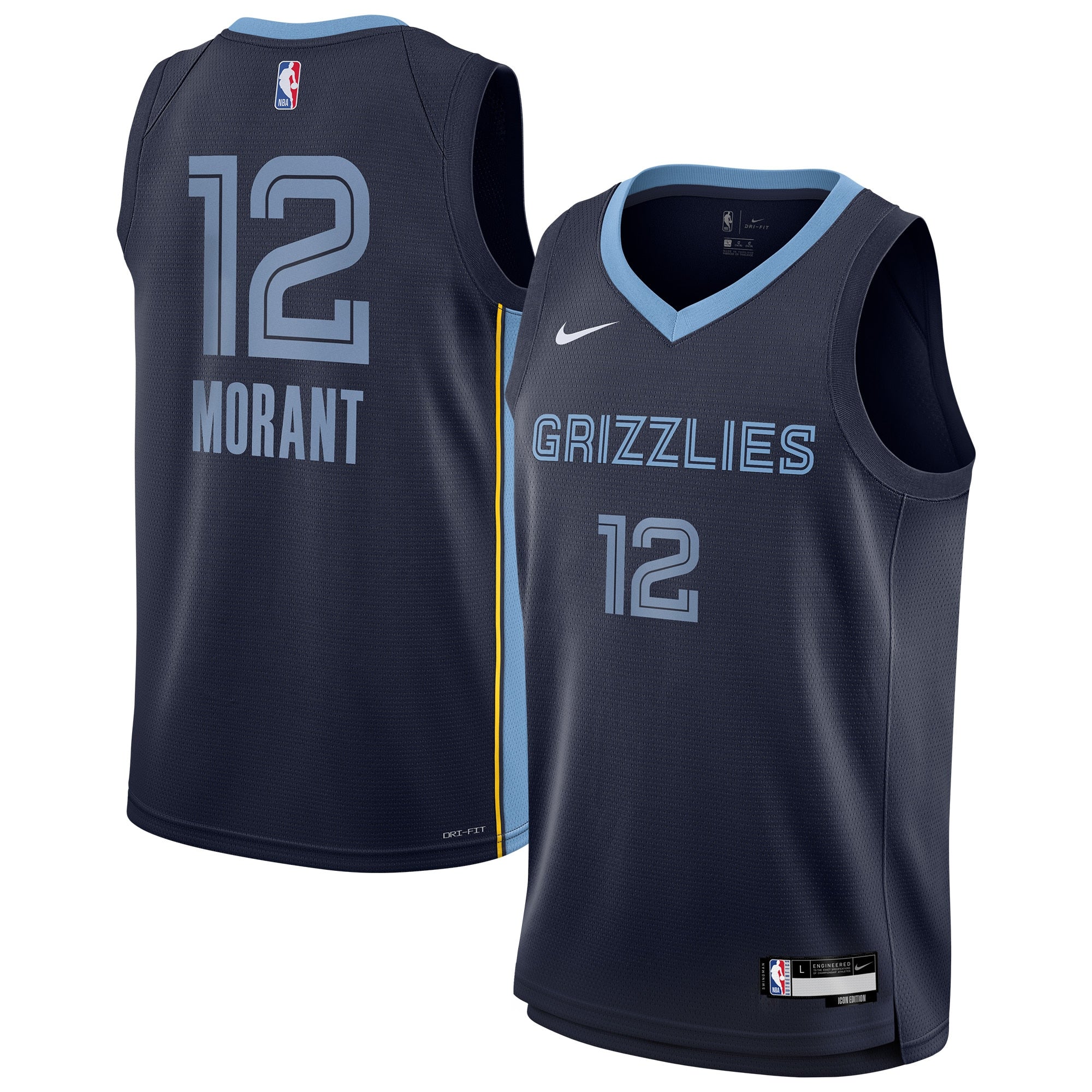 Ja Morant Memphis Grizzlies Swingman Icon Jersey - Youth