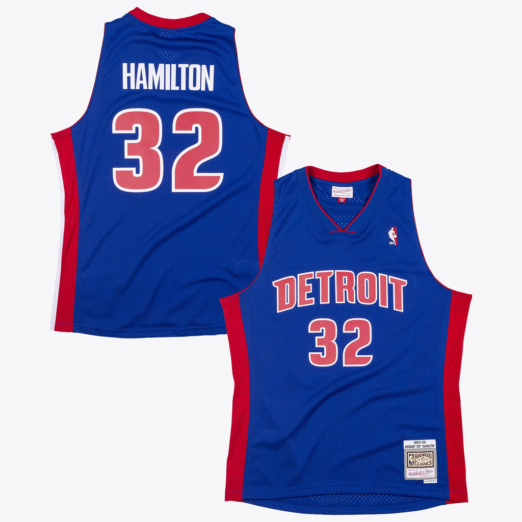 Richard Hamilton Detroit Pistons 2003 Authentic Swingman Jersey - Royal Blue