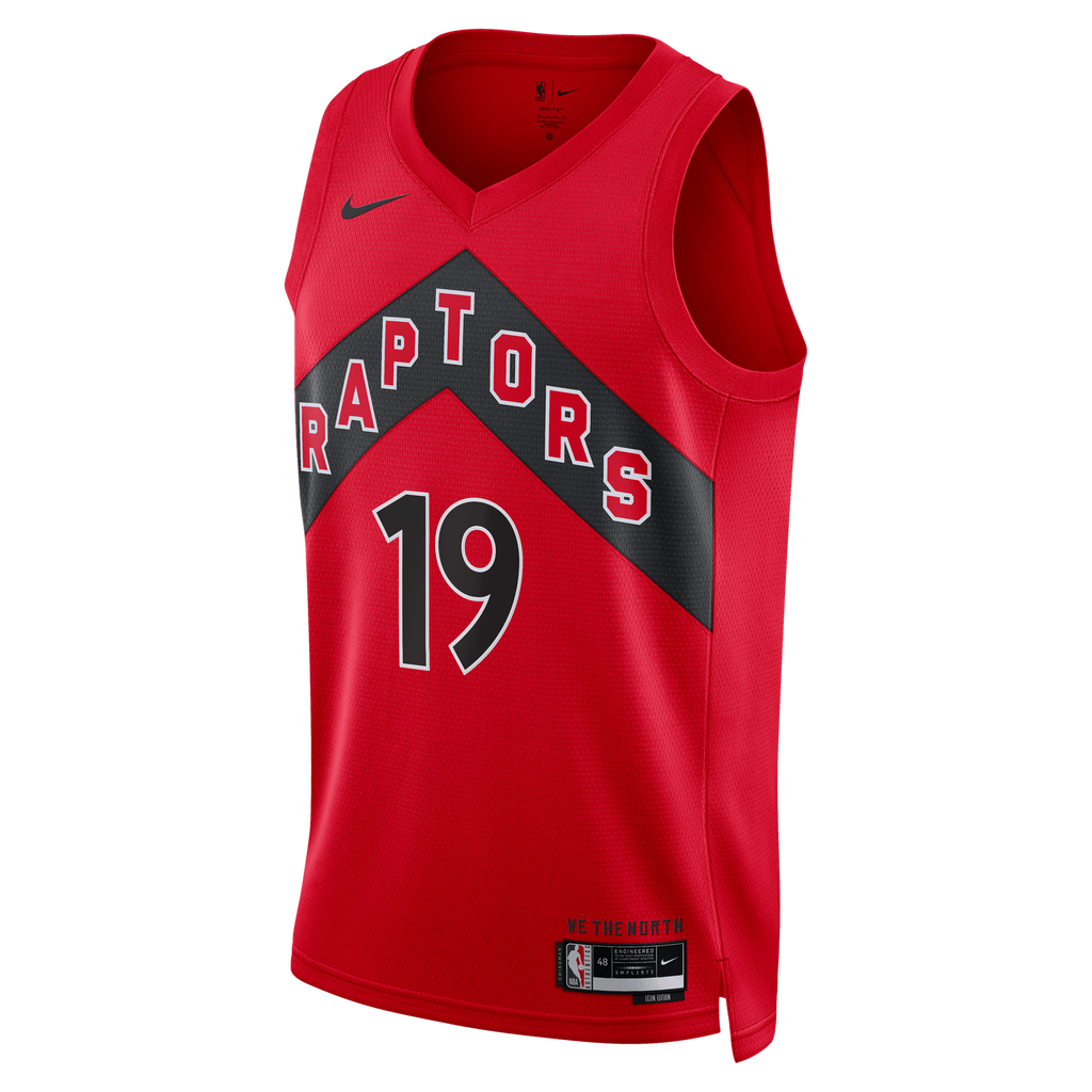 Jakob Poeltl Toronto Raptors Icon Edition Swingman Jersey - Red - Unisex