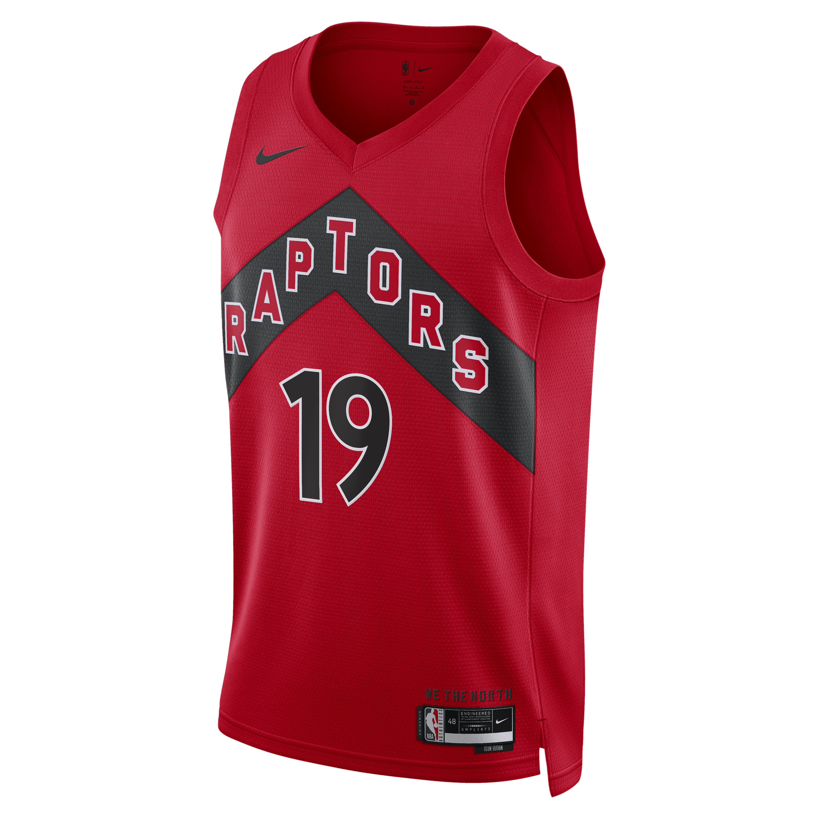 Jakob Poeltl Toronto Raptors Icon Edition Swingman Jersey - Red - Unisex