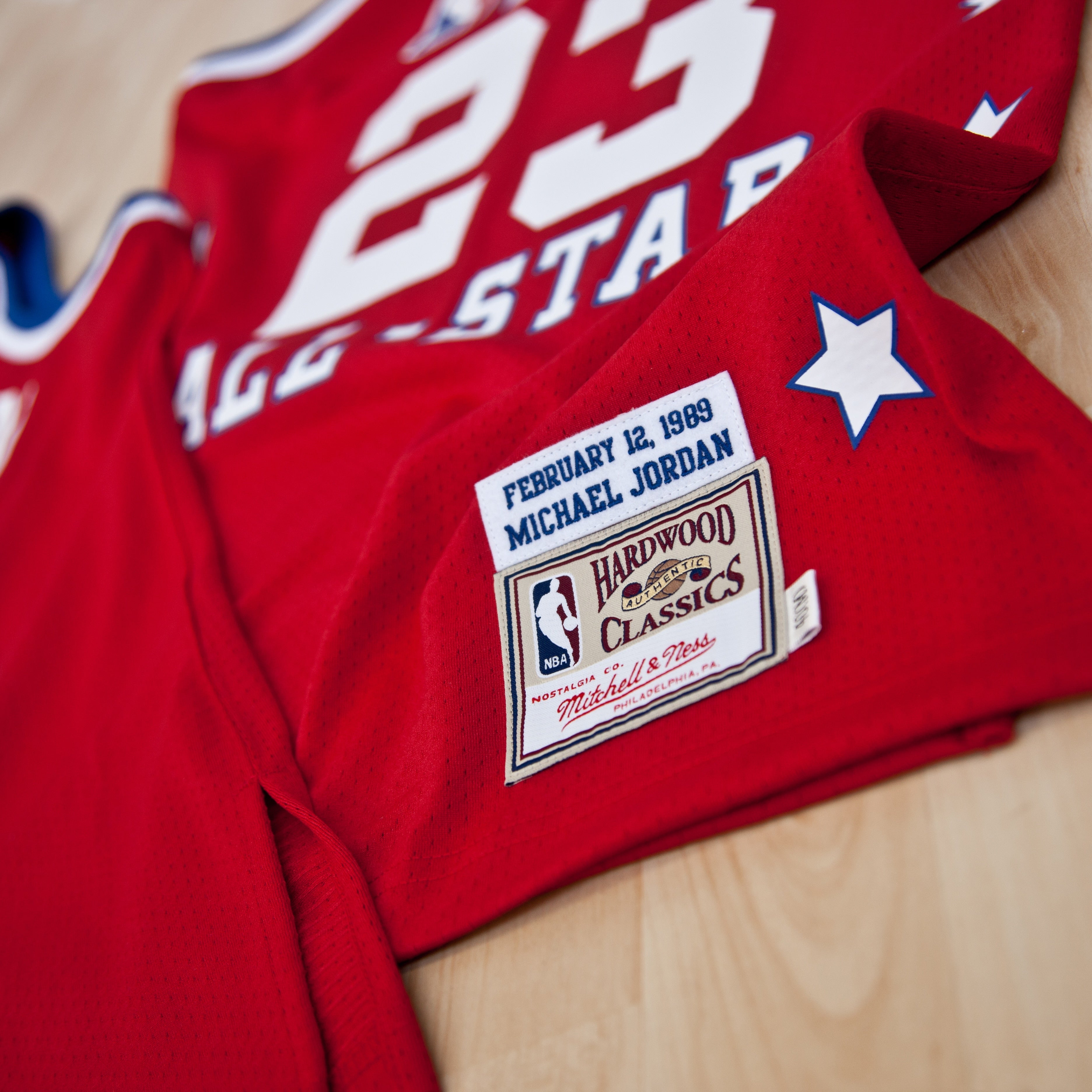 Michael Jordan Chicago Bulls 1989 All-Star East Authentic Jersey - Red - Mens